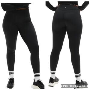Athleta Altitude Stretch Tight in Polartec Powerstretch in Black Plus Size 2X